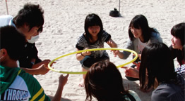 砂浜アクティビティ、チームビルディング