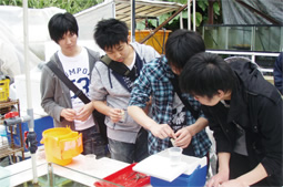 サンゴ株株分け体験