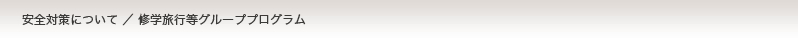 安全対策について